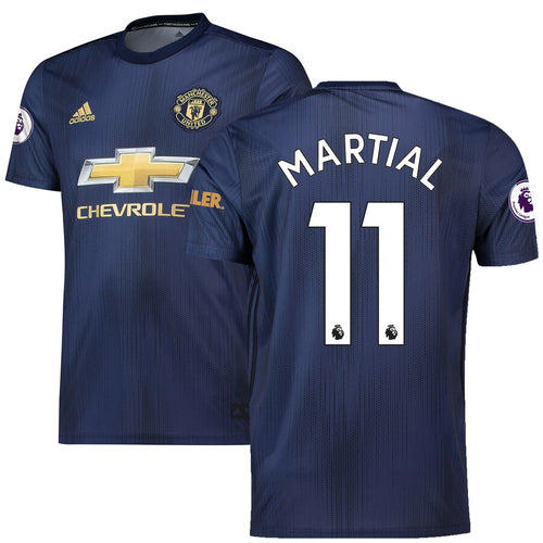Anthony Martial Manchester United adidas 2018/19 Third Replica Player Jersey – Navy