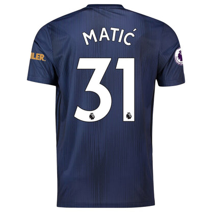 Nemanja Matic Manchester United adidas 2018/19 Third Replica Player Jersey – Navy