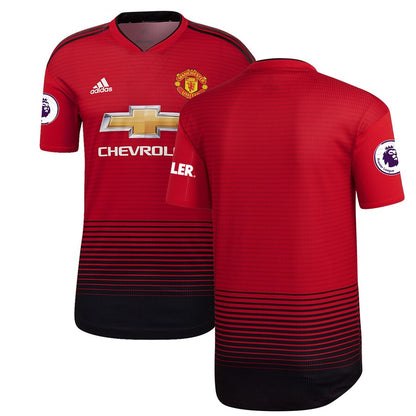 Manchester United adidas 2018/19 Home Authentic Patch Jersey – Red