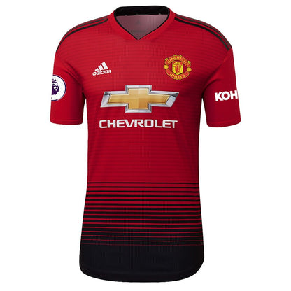 Manchester United adidas 2018/19 Home Authentic Patch Jersey – Red