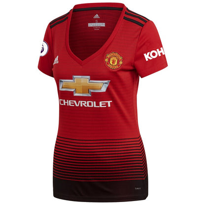 Manchester United adidas Women's 2018/19 Home Replica Patch Jersey – Red