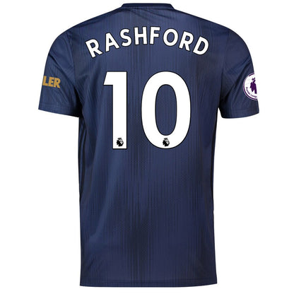 Marcus Rashford Manchester United adidas 2018/19 Third Replica Player Jersey – Navy