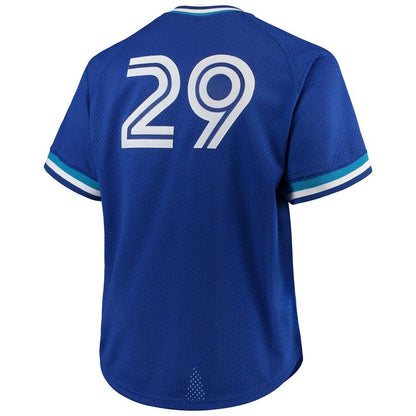 Joe Carter Toronto Blue Jays Royal Big & Tall Cooperstown Collection Mesh Batting Practice Jersey