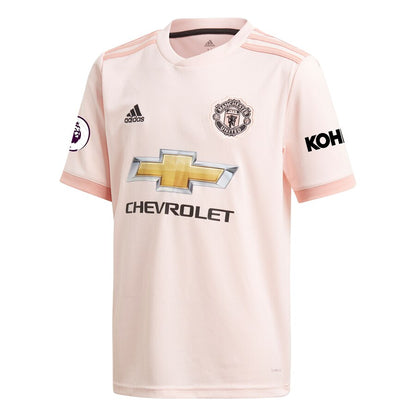 Manchester United adidas 2018/19 Away Authentic Patch Jersey – Coral