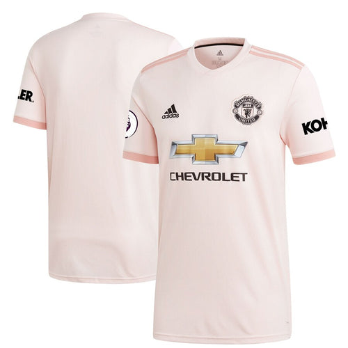 Manchester United adidas 2018/19 Away Replica Patch Jersey – Coral