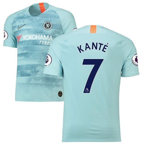 N'Golo Kanté Chelsea Nike 2018/19 Third Authentic Vapor Match Player Jersey – Blue