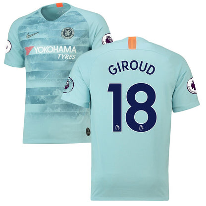 Olivier Giroud Chelsea Nike 2018/19 Third Stadium Replica Player Jersey – Blue