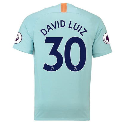David Luiz Chelsea Nike 2018/19 Third Stadium Replica Player Jersey – Blue
