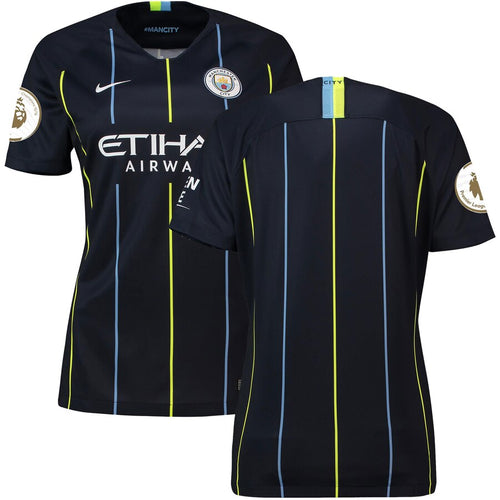 Manchester City Nike Women's 2018/19 Away Replica Stadium Jersey – Navy