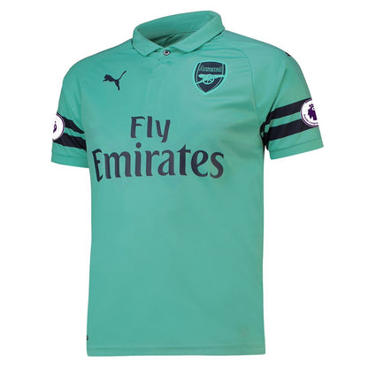 Arsenal Puma 2018/19 Third Replica Patch Jersey - Aqua