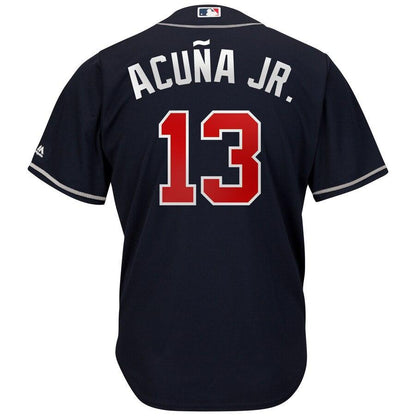 Ronald Acuna Jr. Atlanta Braves Majestic Alternate Cool Base Player Replica Jersey