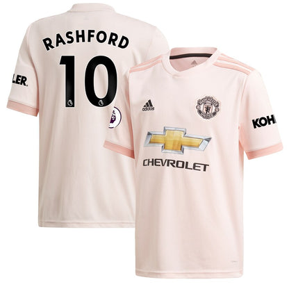 Marcus Rashford Manchester United adidas 18/19 Away Authentic Jersey – Coral