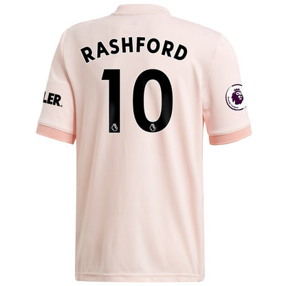 Marcus Rashford Manchester United adidas 18/19 Away Authentic Jersey – Coral