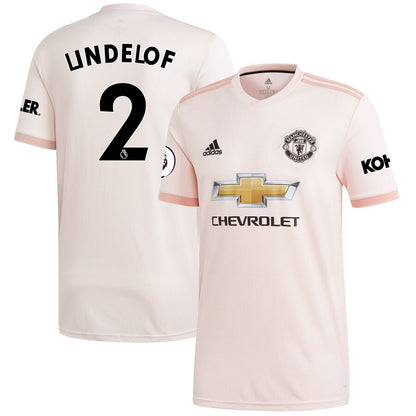 Victor Lindelof Manchester United adidas 18/19 Away Replica Jersey – Coral