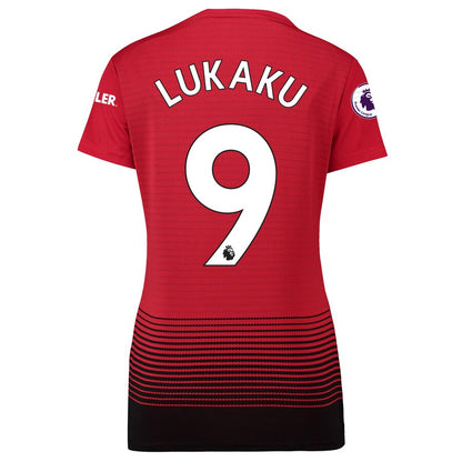 Romelu Lukaku Manchester United adidas Women's 18/19 Home Replica Jersey – Red