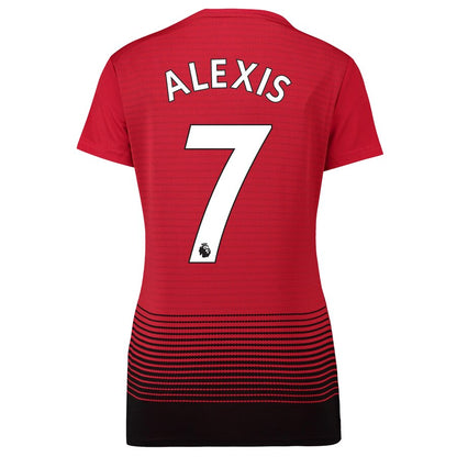 Alexis Sanchez Manchester United adidas Women's 18/19 Home Replica Jersey – Red