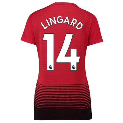 Jesse Lingard Manchester United adidas Women's 18/19 Home Replica Jersey – Red