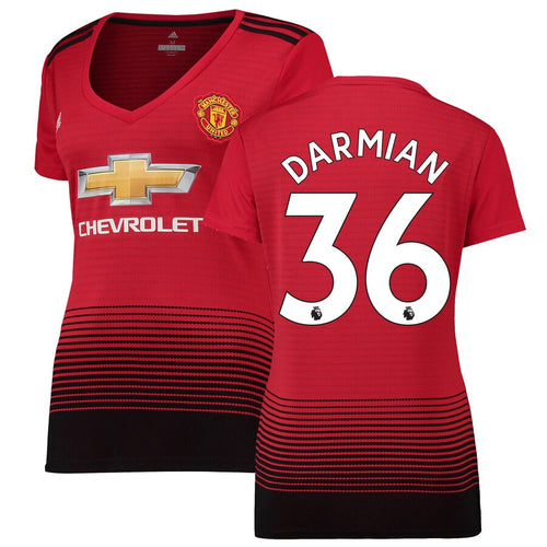 Matteo Darmian Manchester United adidas Women's 18/19 Home Replica Jersey – Red