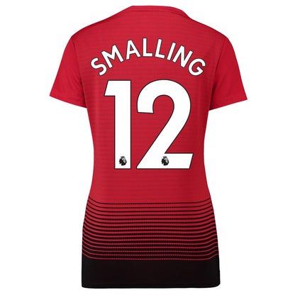 Chris Smalling Manchester United adidas Women's 18/19 Home Replica Jersey – Red