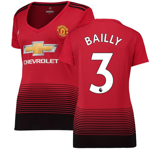 Eric Bailly Manchester United adidas Women's 18/19 Home Replica Jersey – Red
