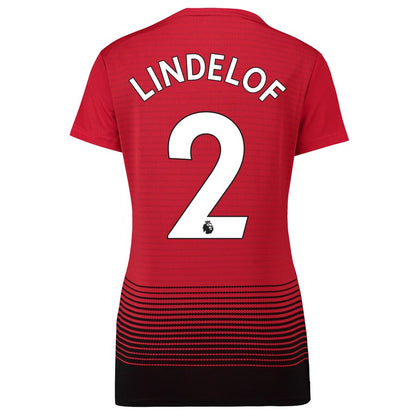 Victor Lindelof Manchester United adidas Women's 18/19 Home Replica Jersey – Red
