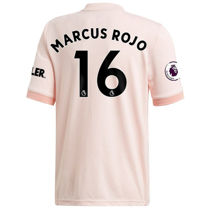 Marcos Rojo Manchester United adidas 18/19 Away Authentic Jersey – Coral