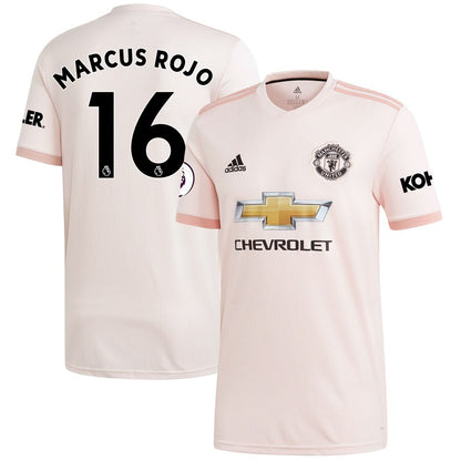 Marcos Rojo Manchester United adidas 18/19 Away Replica Jersey – Coral
