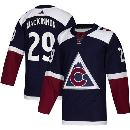 Nathan MacKinnon 29 Colorado Avalanche Alternate Authentic Player Jersey - Navy