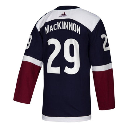 Nathan MacKinnon 29 Colorado Avalanche Alternate Authentic Player Jersey - Navy