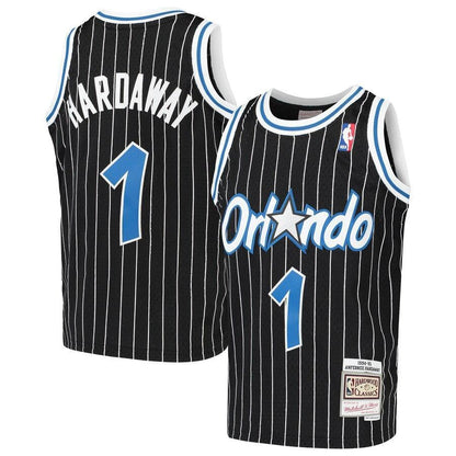 Penny Hardaway Orlando Magic Youth Hardwood Classics Swingman Throwback Jersey – Black