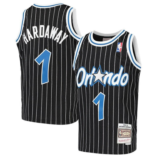 Penny Hardaway Orlando Magic Youth Hardwood Classics Swingman Throwback Jersey – Black