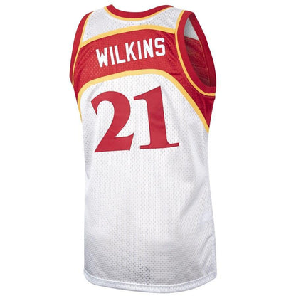 Dominique Wilkins Atlanta Hawks Hardwood Classics Platinum Swingman Jersey