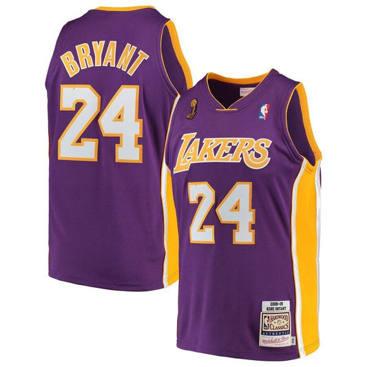 Kobe Bryant Los Angeles Lakers 2008-09 Hardwood Classics Authentic Jersey – Purple
