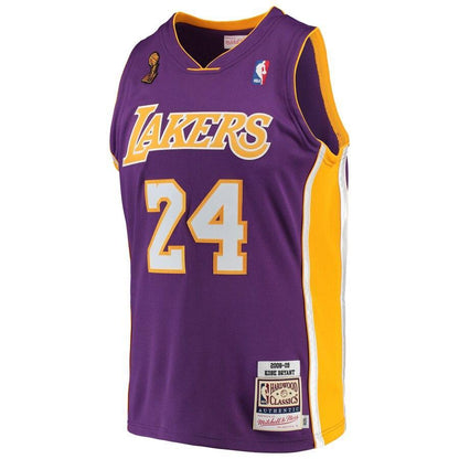 Kobe Bryant Los Angeles Lakers 2008-09 Hardwood Classics Authentic Jersey – Purple