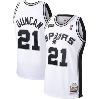 Tim Duncan San Antonio Spurs Classics 1998-99 Authentic Jersey – White