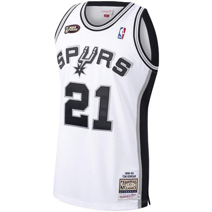 Tim Duncan San Antonio Spurs Classics 1998-99 Authentic Jersey – White