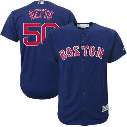 Mookie Betts Boston Red Sox Youth Navy Alternate Official Cool Base Player Jersey