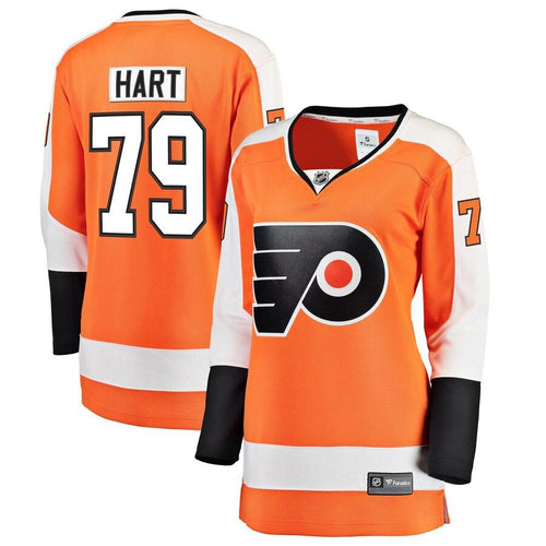 Carter Hart 79 Philadelphia Flyers Women's Home Premier Breakaway Player Jersey – Orange