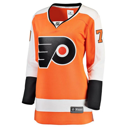 Carter Hart 79 Philadelphia Flyers Women's Home Premier Breakaway Player Jersey – Orange