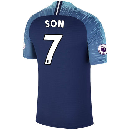 Son Heung-min Tottenham Hotspur Fanatics Branded 2018/2019 Authentic Away Jersey – Blue