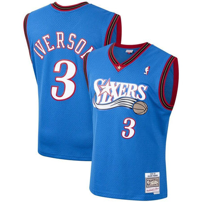 Allen Iverson Philadelphia 76ers Hardwood Classics Swingman Jersey