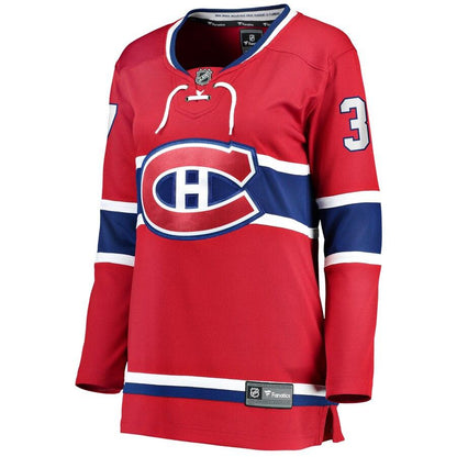 Antti Niemi 37 Montreal Canadiens Women's Red Home Breakaway Player Jersey