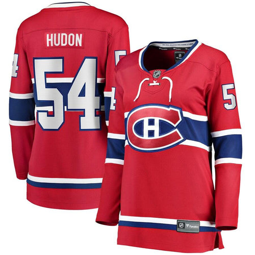 Charles Hudon Montreal Canadiens Women's Red Home Breakaway Player Jersey