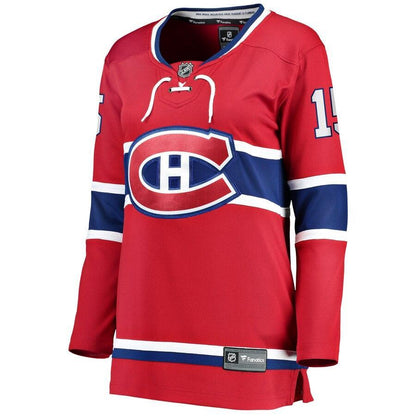 Jesperi Kotkaniemi Montreal Canadiens  Branded Women's Home Breakaway Player Jersey – Red
