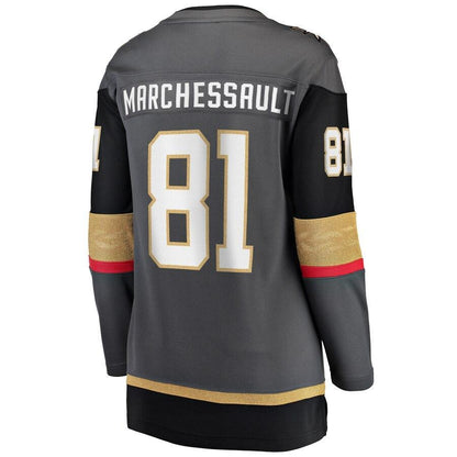 Jonathan Marchessault Vegas Golden Knights  Branded Women's Home Breakaway Player Jersey – Black