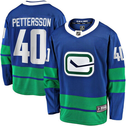 Elias Pettersson Vancouver Canucks  Branded 2019/20 Alternate Premier Breakaway Player Jersey - Royal