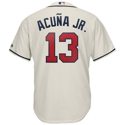 Ronald Acuna Jr. Atlanta Braves Majestic Alternate Cool Base Player Replica Jersey