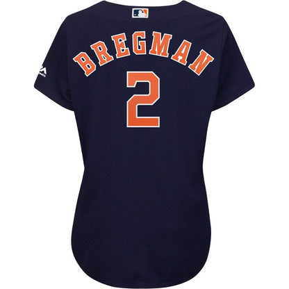 Alex Bregman Houston Astros Women's Navy Alternate Cool Base Player Jersey