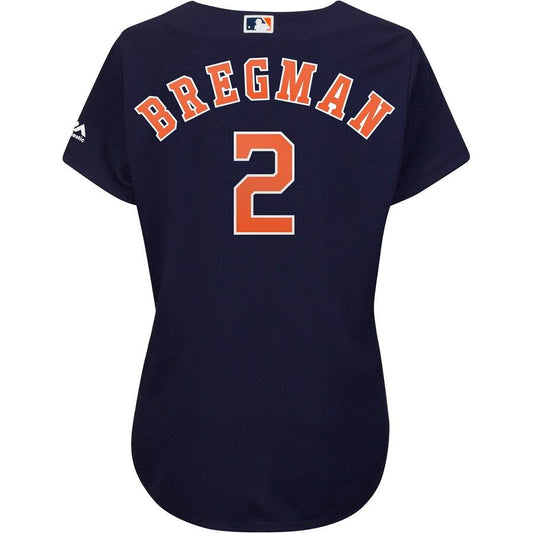 Alex Bregman Houston Astros Women's Navy Alternate Cool Base Player Jersey
