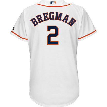 Alex Bregman 2 Houston Astros Women's White Home Cool Base Player Jersey
